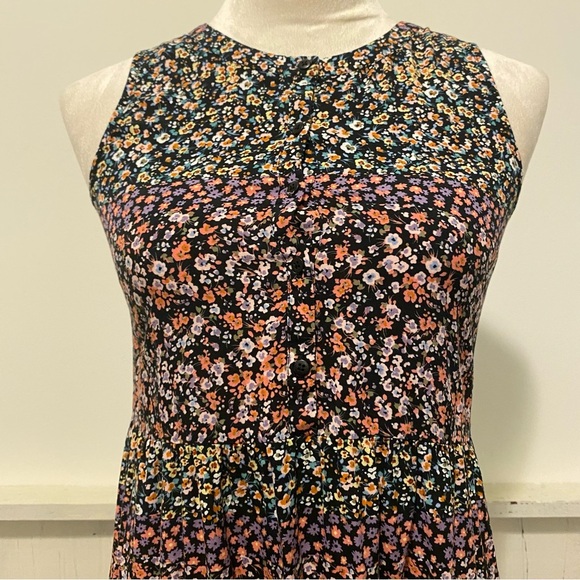 Art Class Girls 10/12 Large Sleeveless Floral Long Dress - Picture 10 of 14